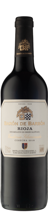 Barón de Barbón Oak Aged Rioja 2018 Barón de Barbón Oak Aged Rioja 2018