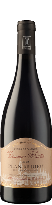 Domaine Martin Plan de Dieu Côtes du Rhône-Villages 2016 Domaine Martin Plan de Dieu Côtes du Rhône-Villages 2016