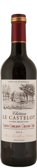 Chateau Le Castelot Cuvée Selection St Emilion Grand Cru 2014 Chateau Le Castelot Cuvée Selection St Emilion Grand Cru 2014