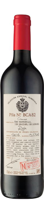 Selección Especial Numerada 37 Crianza 2016