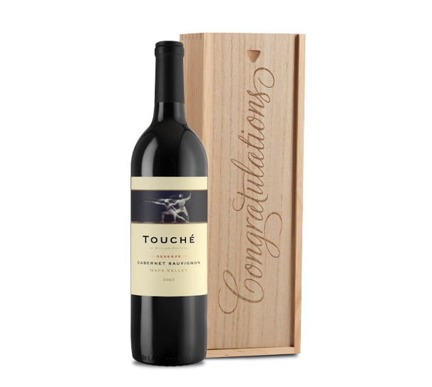 Napa Cab Reserve in 'Congratulations" Wood Box