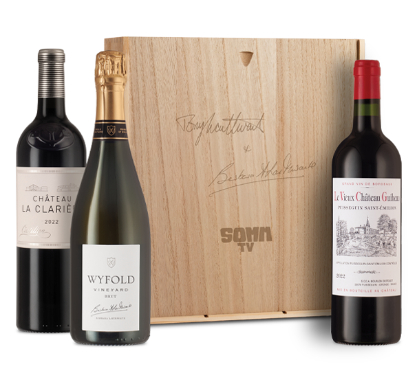 SOMM TV Tony & Barbara Laithwaite Trio in Signed Wood Box