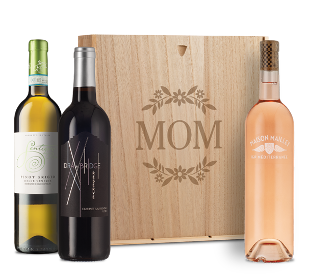 Wines for Mom Wood Case