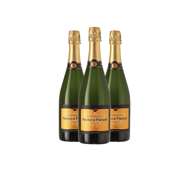 Champagne Nicolo & Paradis Brut 2024 Trio