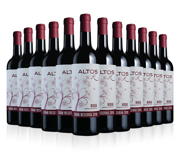 Altos R Gran Reserva 2018 (12 bottles)-initial deposit Altos R Gran Reserva 2018 (12 bottles)-initial deposit