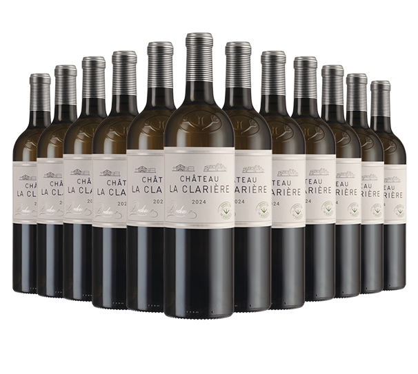 Château La Clarière Blanc 2024 (12 bottles) Château La Clarière Blanc 2024 (12 bottles)