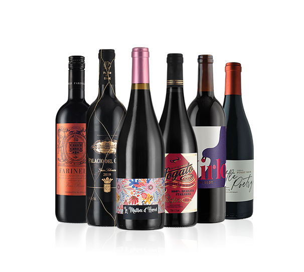 6 Holiday Reds + Gift Bags for $49.99