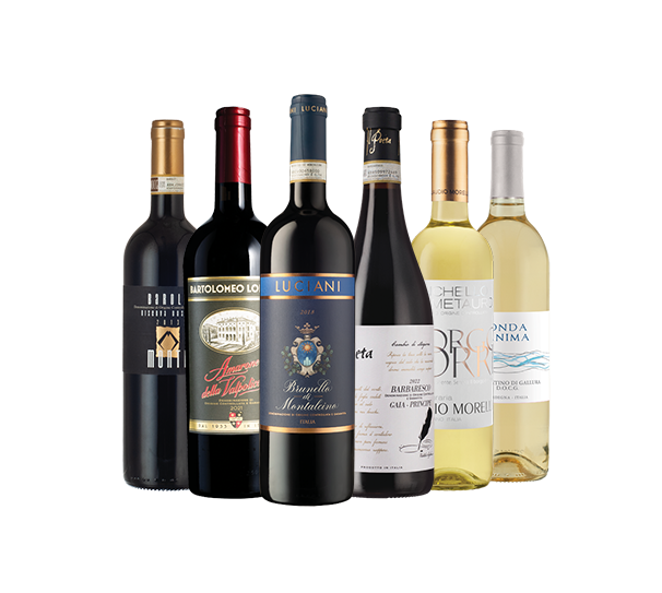 Fine Italian Reds & Whites Six Fine Italian Reds & Whites Six