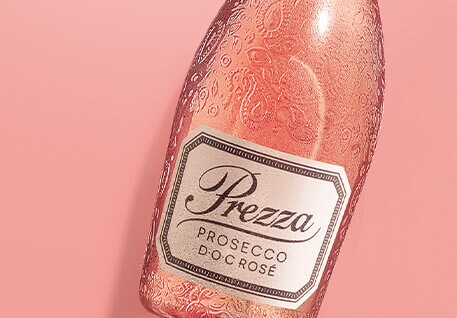 Prosecco rosé bubbly wine holiday sale