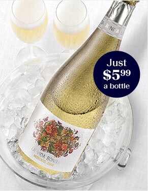 sweet bubbly white wine