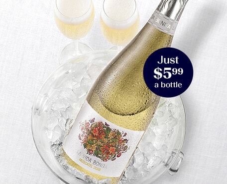 sweet bubbly white wine