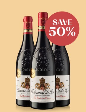 half price deal on Chateauneuf