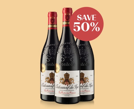 half price deal on Chateauneuf
