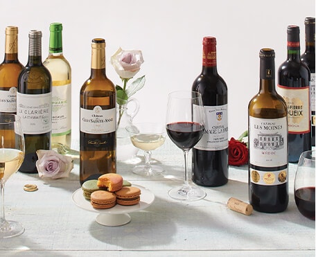 Bordeaux wine for dinner party