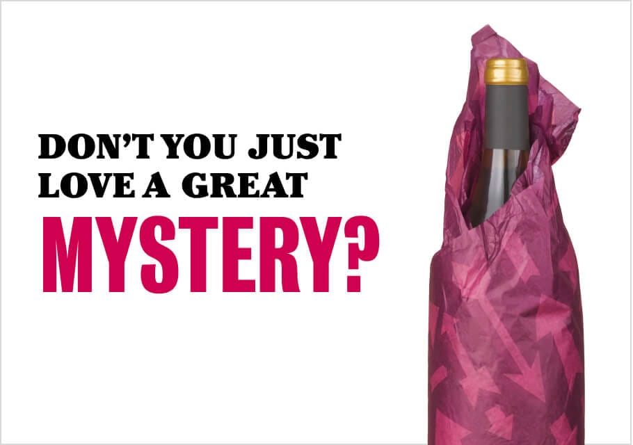 mystery sale on luxury wine
