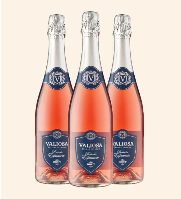 sparkling rose wine from spain
