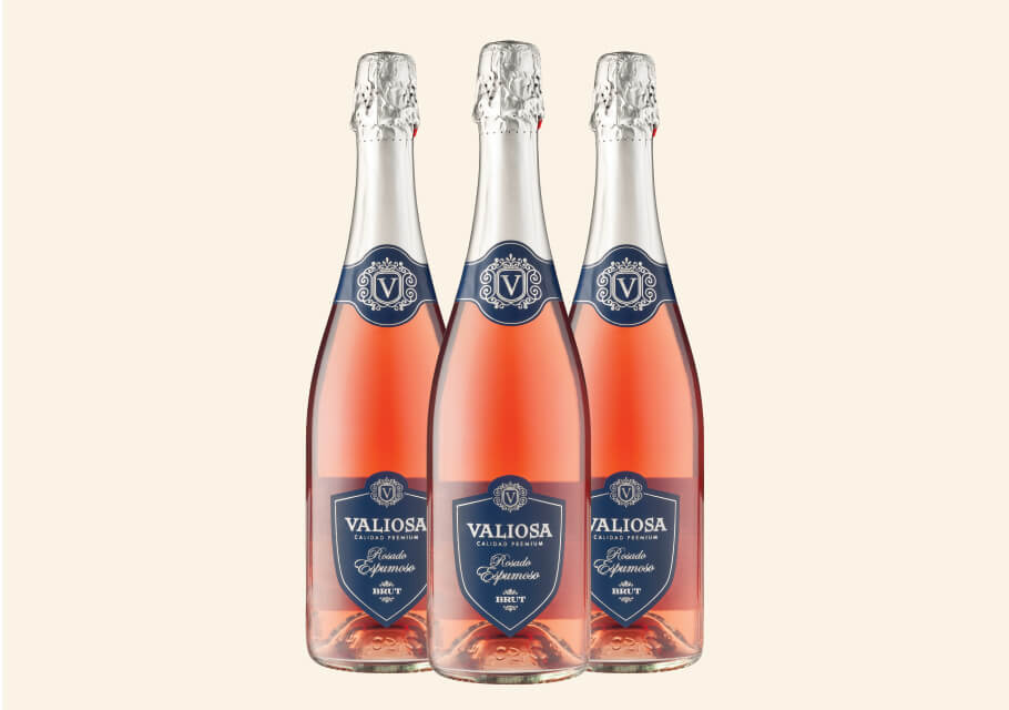 sparkling rose wine from spain