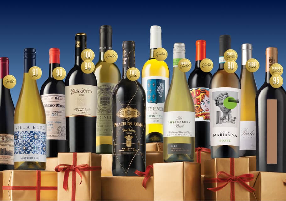 Holiday 15 Bottle International Wine Tasting Set - #1 Rated Wine Pack
