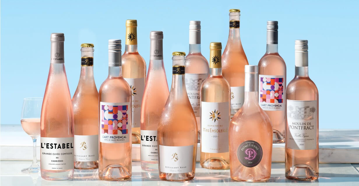 rose wine provence france