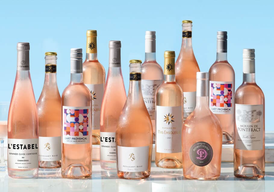 rose wine provence france