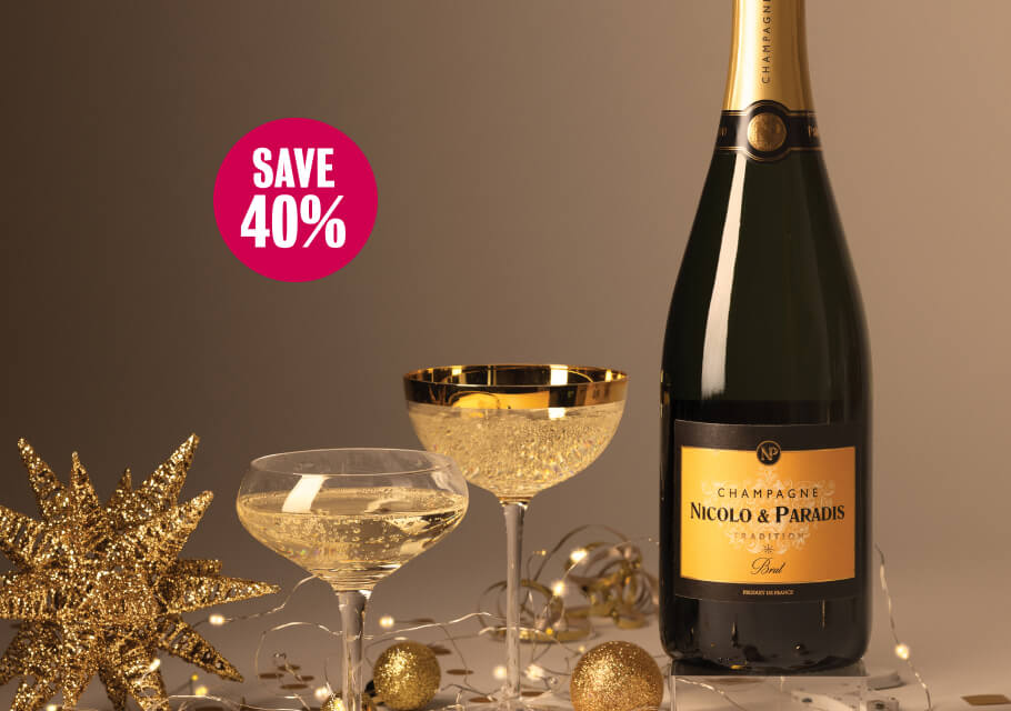 Champagne for holidays