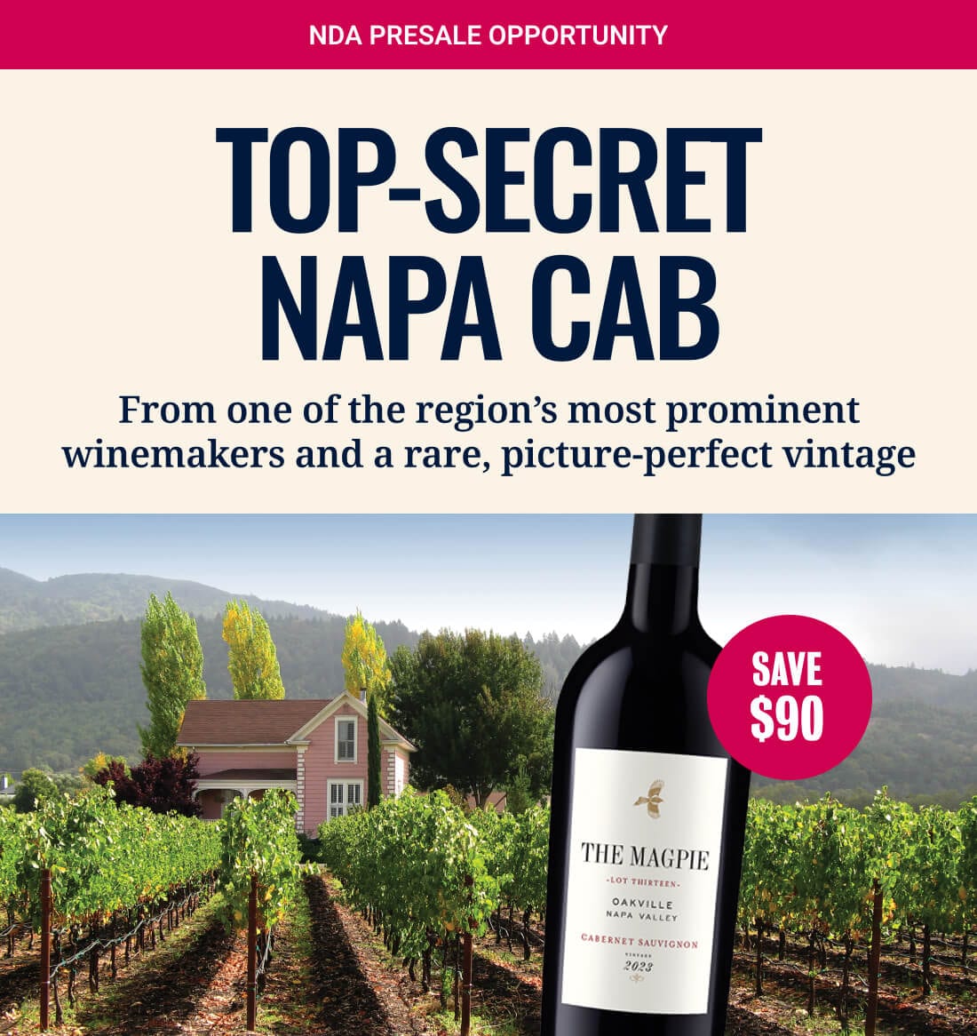 Top-Secret Napa Cab
