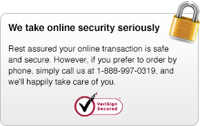 We take online security seriously